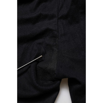 Dolce & Gabbana Black Cashmere Dress Formal Trouser Pants