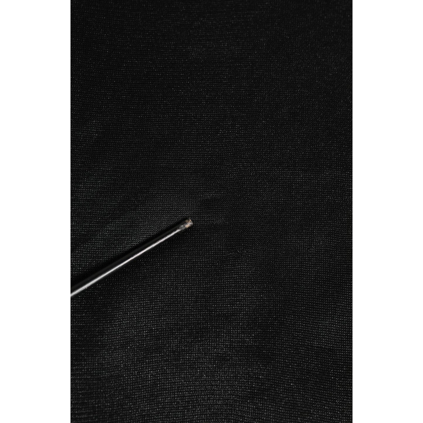 Dolce & Gabbana Black Logo Polyester CrewNeck Sweatshirt Sweater