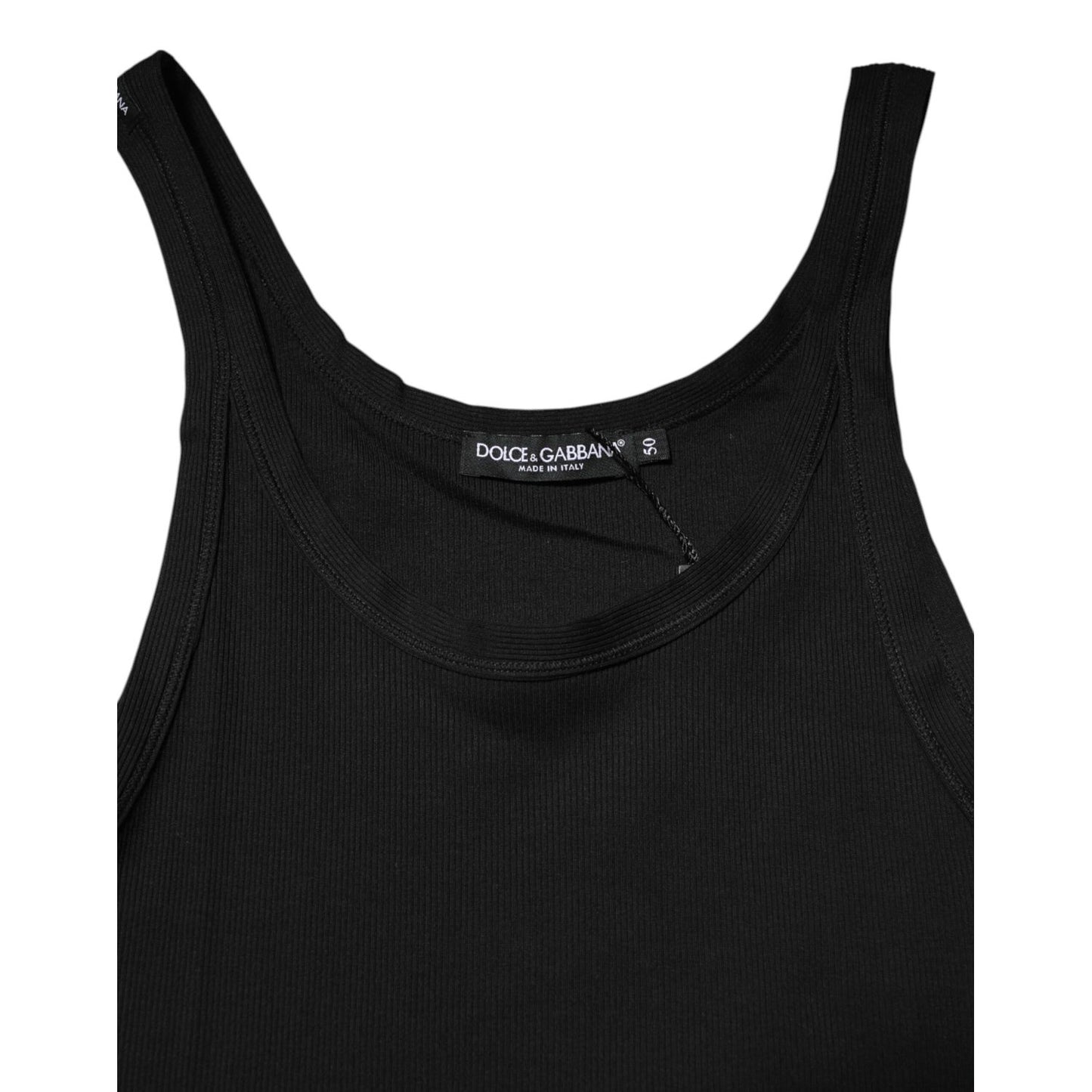 Dolce & Gabbana Black Tank Sleeveless Underwear Men T-shirt