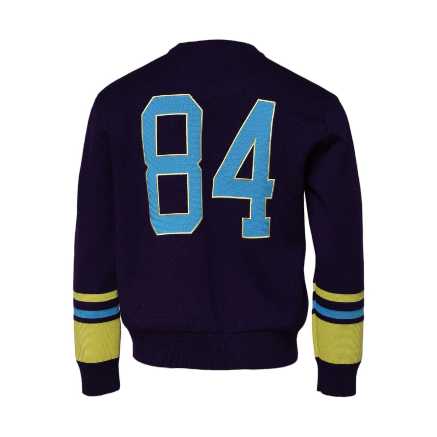 Dolce & Gabbana Blue 1984 Milano CrewNeck Sweatshirt Sweater