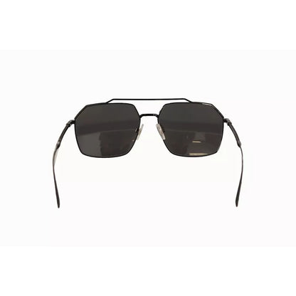 Dolce & Gabbana DG2250 Black Metal Full Rim Square Eyewear Sunglasses