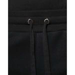 Dolce & Gabbana Black Modal DG Logo Jogger Men Sweatpants Pants PAN75602-46