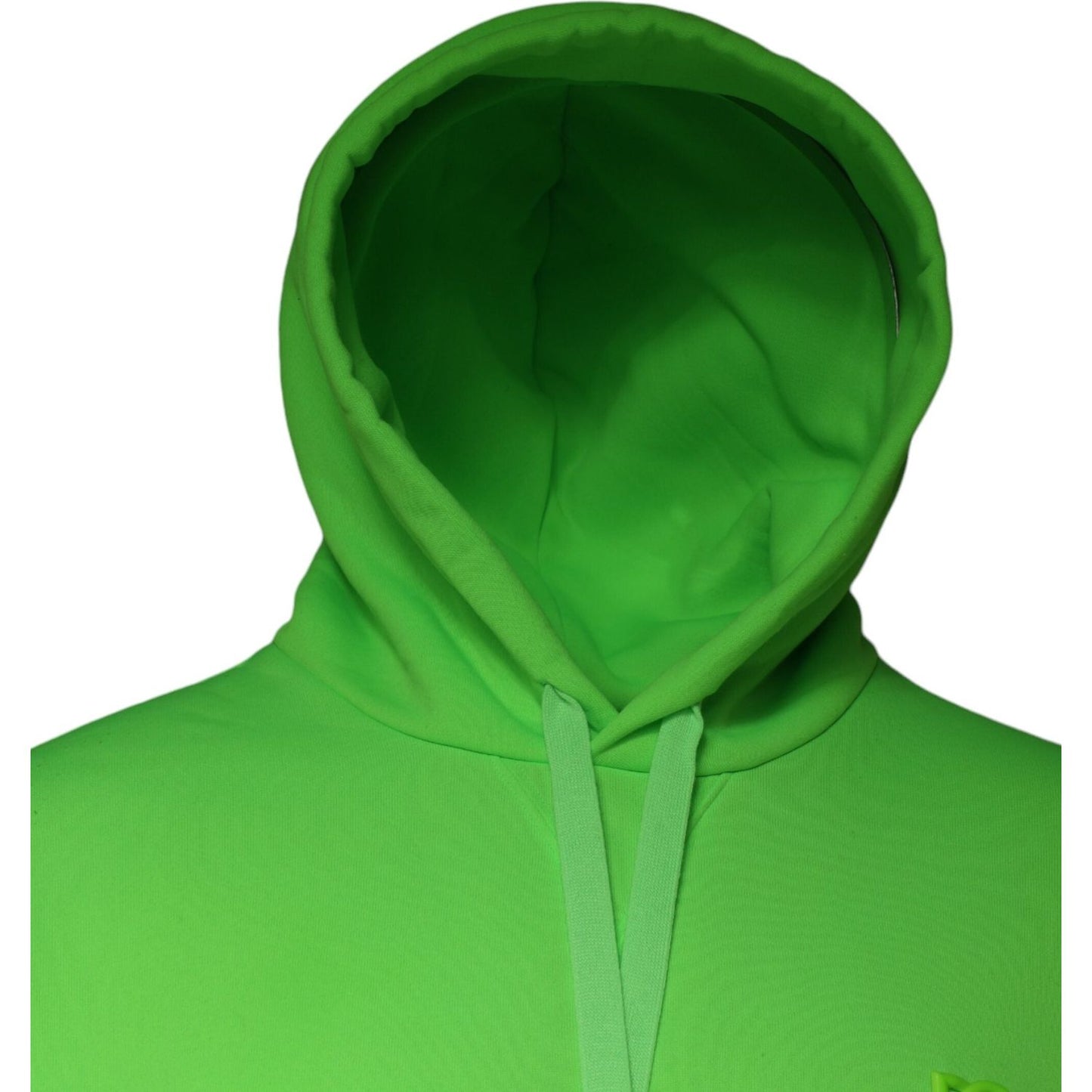 Dolce & Gabbana Green Logo Hooded Pullover Sweatshirt Sweater TSH87005-46