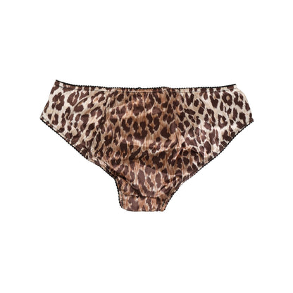 Dolce & Gabbana Multicolor Leopard Print Girdle Panty Underwear