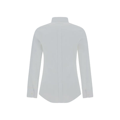 Dolce & Gabbana White Elastane Dress Shirt