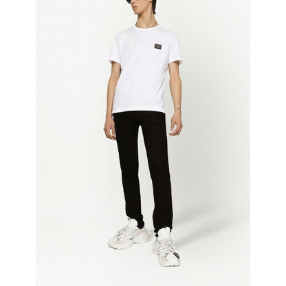 Dolce & Gabbana logo-tag Cotton T-shirt