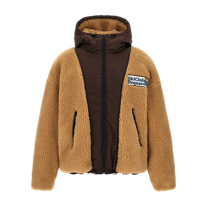 Dsquared² Brown Polyester Bomber