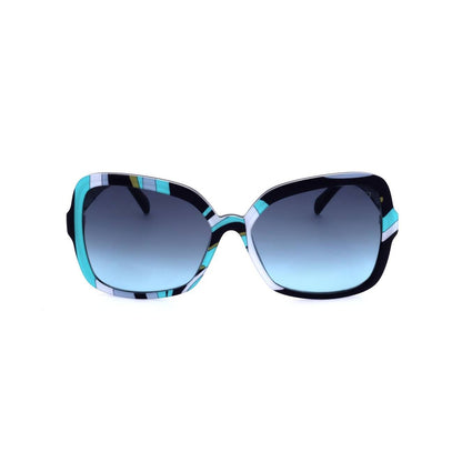 EMILIO PUCCI SUNGLASSES Mod. EP0192 TURQUOISE for women in acetate, includes official box packaging, stylish and modern design.