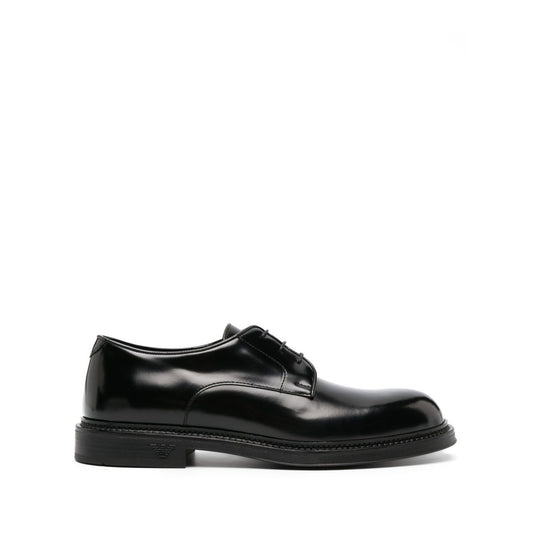 EMPORIO ARMANI EXCLUSIVE Derby shoes in buffed leather
