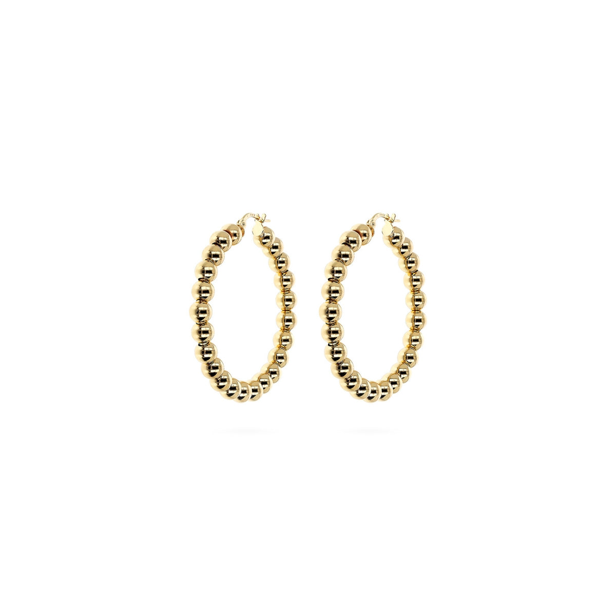 ETRUSCA JEWELS JEWELRY Mod. WSET00808.YG gold hoop earrings