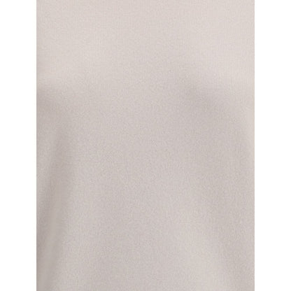 Extreme Cashmere Cream Cashmere Sweatshirt with ribbed hem and cuffs, modern design, crew neck, AW25 collection, comfortable fit