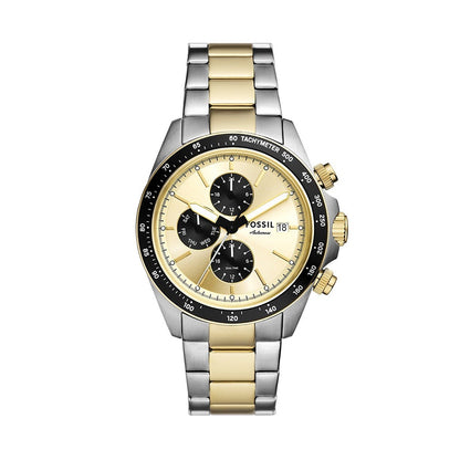 FOSSIL WATCHES Mod. FS6126 with gold and silver strap and chronograph features