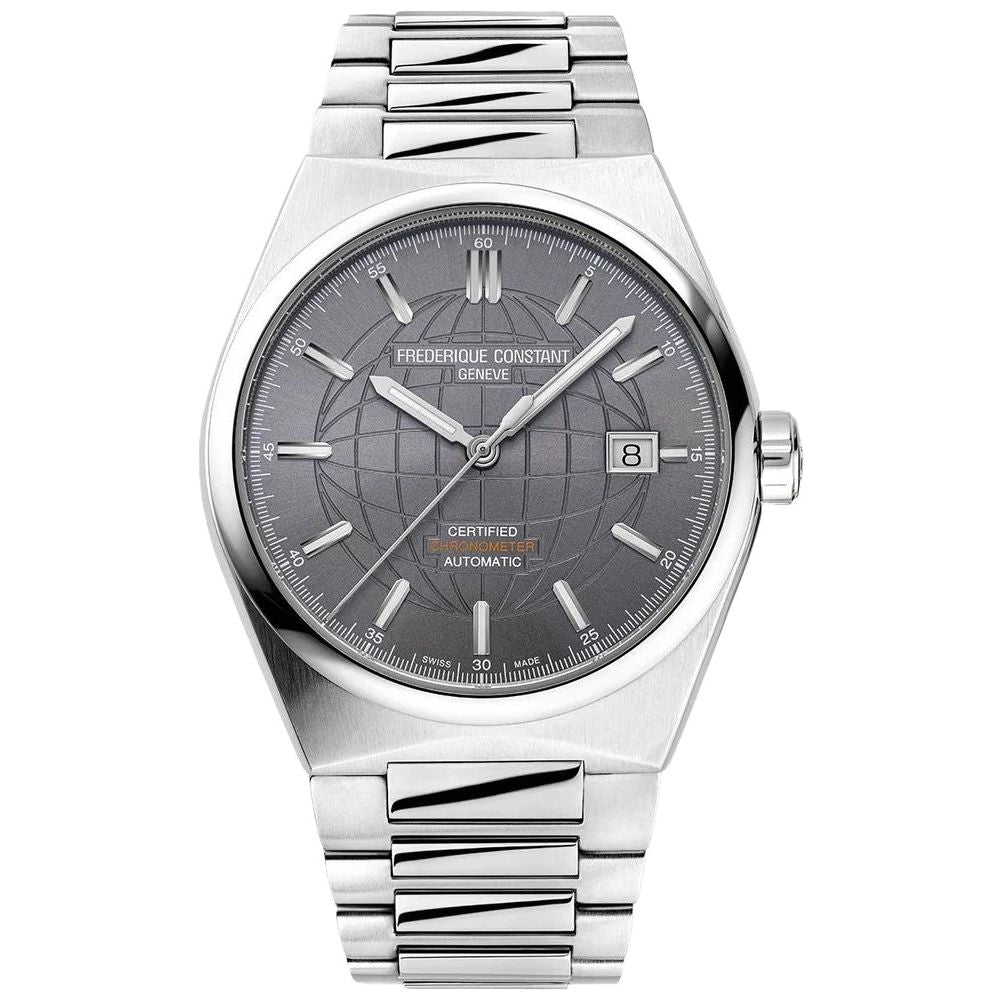 FREDERIQUE CONSTANT MOD. FC-303GO3NH6B luxury watch with stainless steel bracelet and gray dial for elegant style.