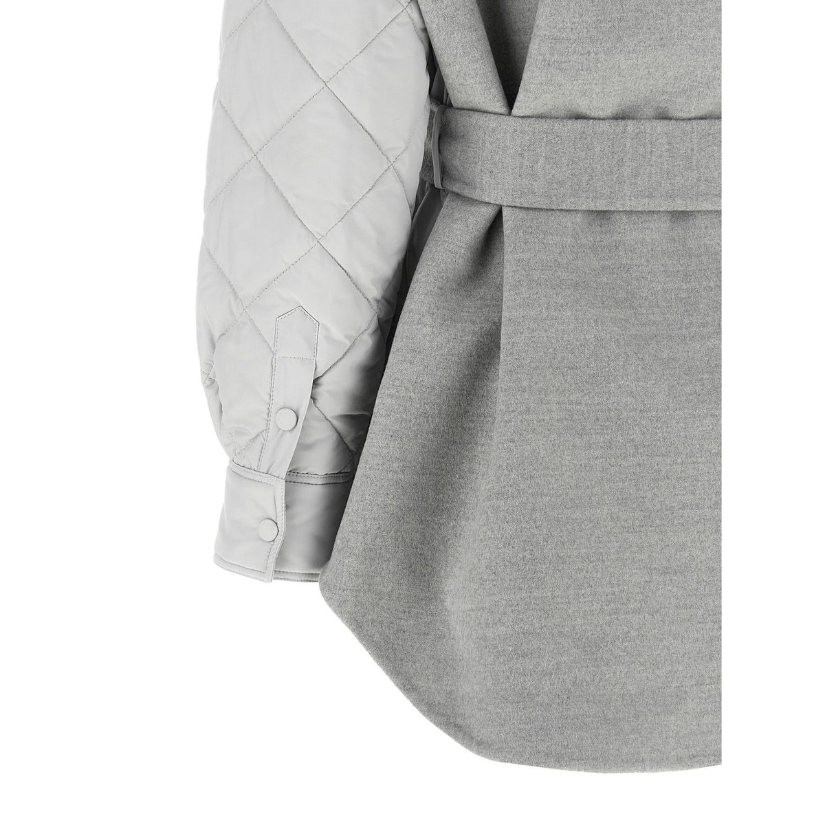 Fabiana Filippi Gray Polyester Shell Jacket