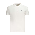 Fila White Cotton Men Polo Shirt