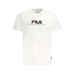 Fila White Cotton Unisex T-Shirt