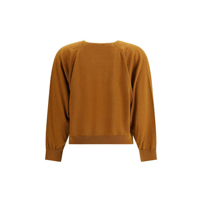Forte_Forte Brown Fleece Wool Sweatshirt