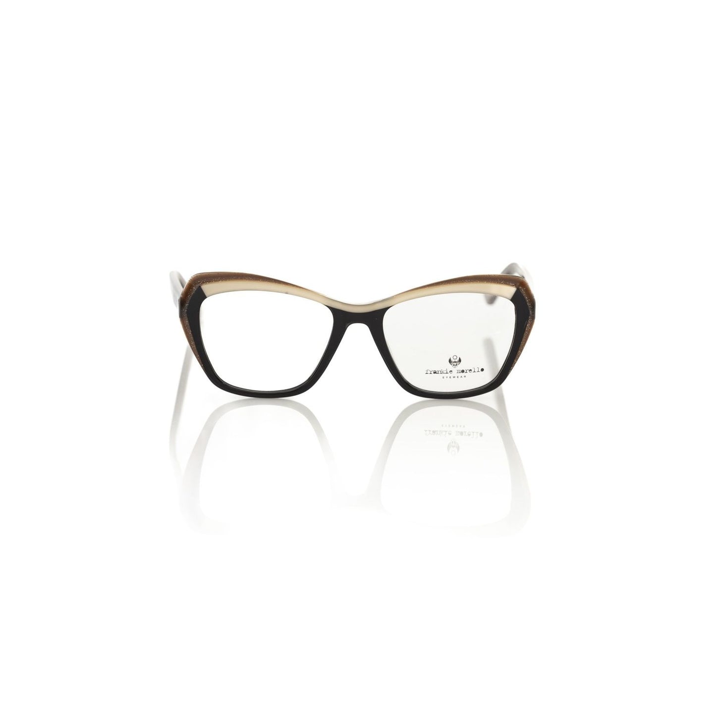 Frankie Morello Black Acetate Women's Eyeglass Frame