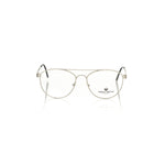 Frankie Morello Silver Metallic Mens Eyeglass Frame
