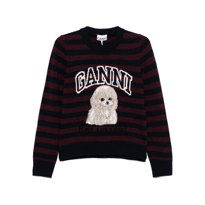 GANNI Sweaters Bordeaux