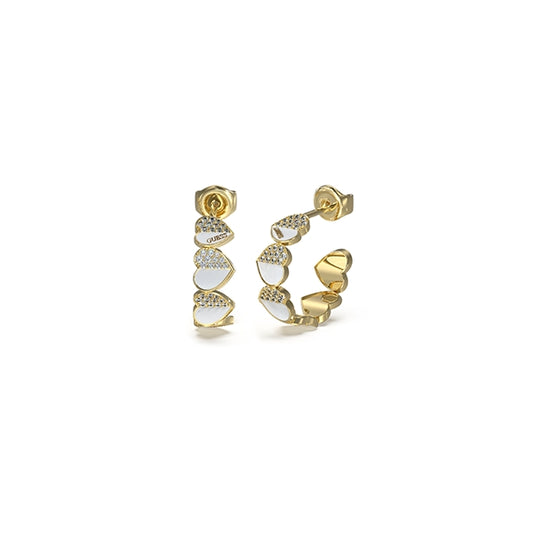 GUESS JEWELS JEWELRY Mod. JUBE03046JWYGWHT-U DESIGNER FASHION JEWELLERY