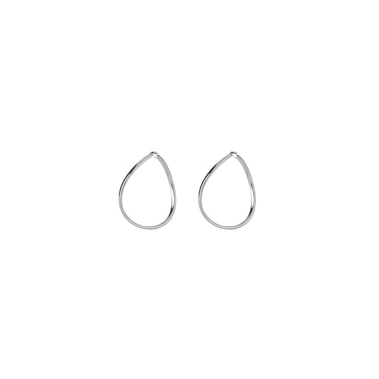 GUESS JEWELS JEWELRY Mod. JUBE04197JWRHT-U silver teardrop earrings