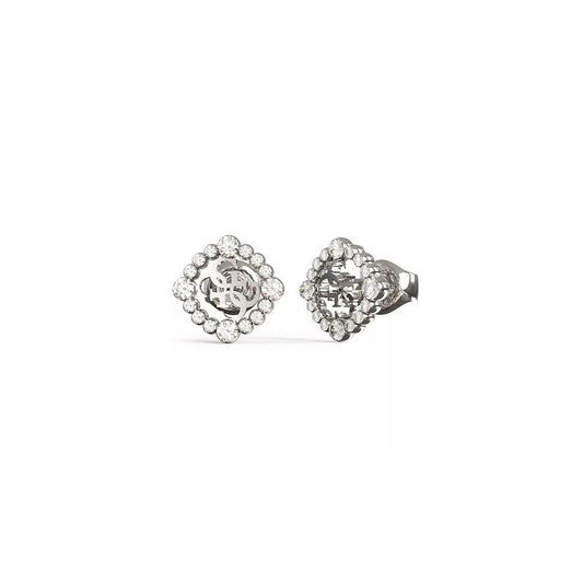GUESS JEWELS JEWELRY Mod. JUBE04645JWRHT-U diamond-studded earrings, elegant and luxurious design, perfect for sophisticated style.