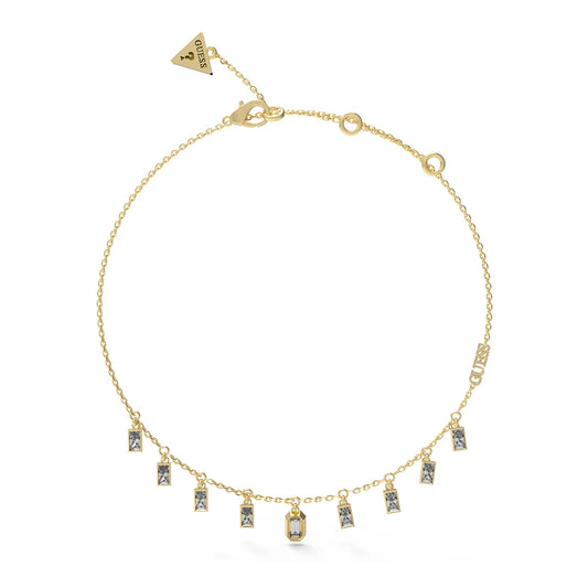 Image of GUESS JEWELS JEWELRY Mod. JUBN04250JWYGT-U featuring an elegant gold bracelet with charm details.