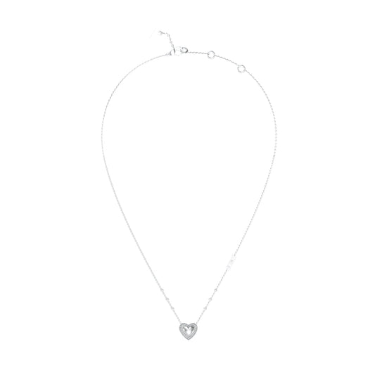GUESS JEWELS JEWELRY Mod. JUBN05018JWRHT-U silver necklace with heart pendant
