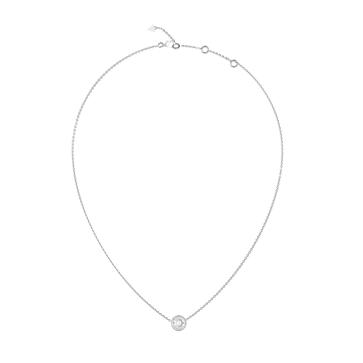 GUESS JEWELS JEWELRY Mod. JUBN05554JWRHT-U elegant necklace with circular pendant