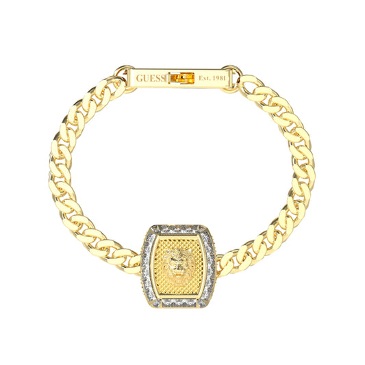 GUESS JEWELS JEWELRY Mod. JUMB05009JWYGS gold bracelet with decorative clasp