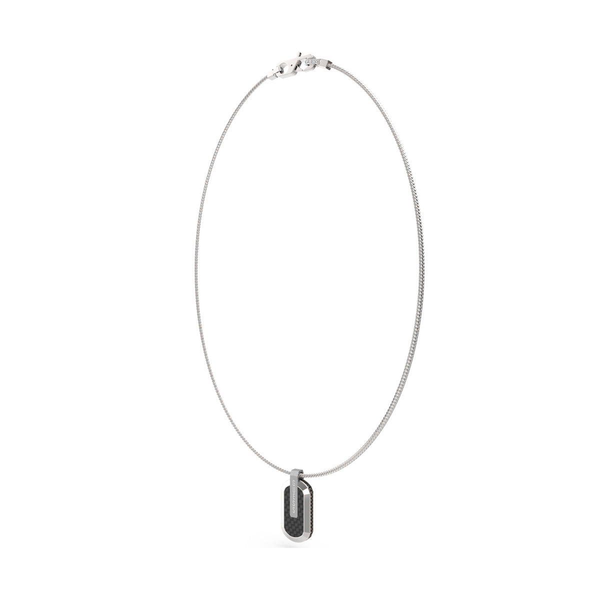 Alt Tag: GUESS JEWELS JEWELRY Mod. JUMN04038JWSTBKT-U, elegant necklace with pendant on white background