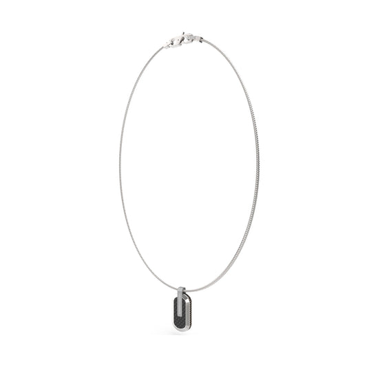 Alt Tag: GUESS JEWELS JEWELRY Mod. JUMN04038JWSTBKT-U, elegant necklace with pendant on white background