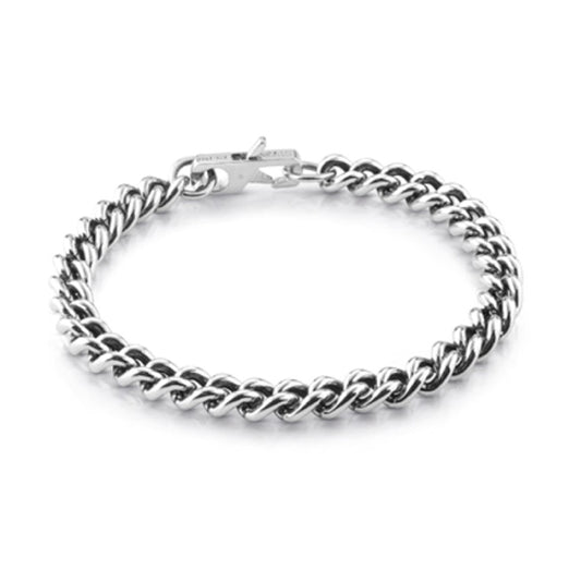 GUESS JEWELS JEWELRY Mod. UMB70072-S silver bracelet with chain design and clasp