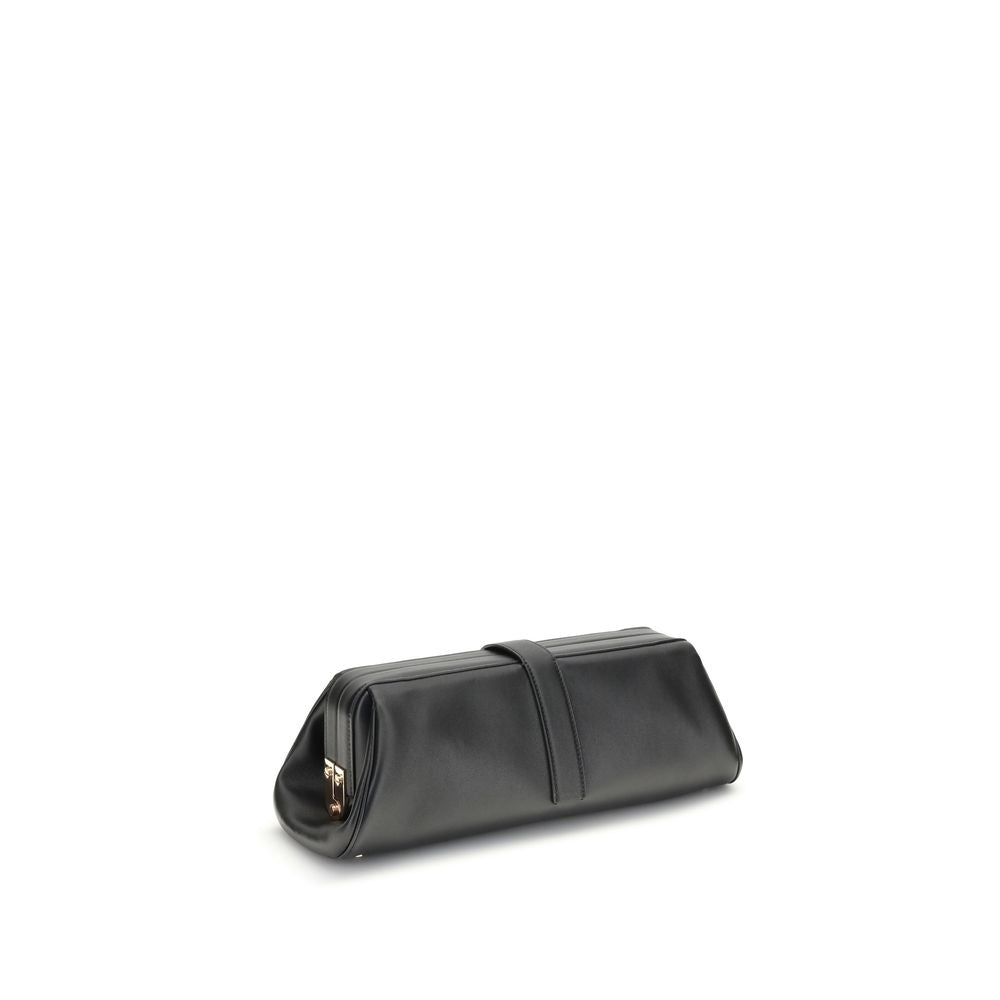 Front view with bag zipped and handles upright.