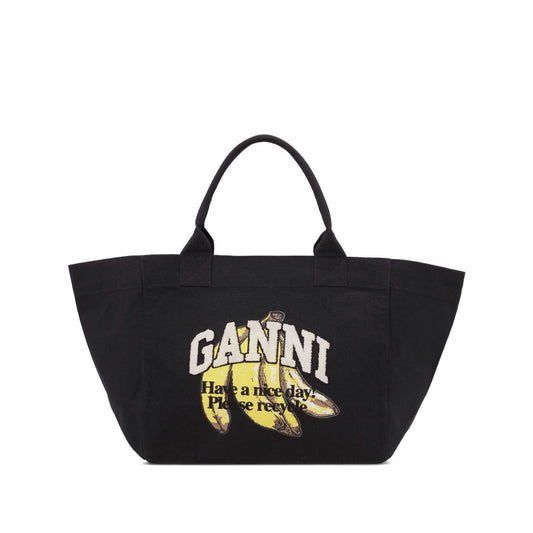 Ganni Organic cotton XXL tote bag