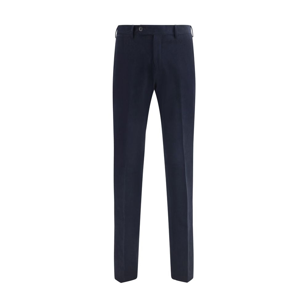 Germano Blue Cotton Chino Pants