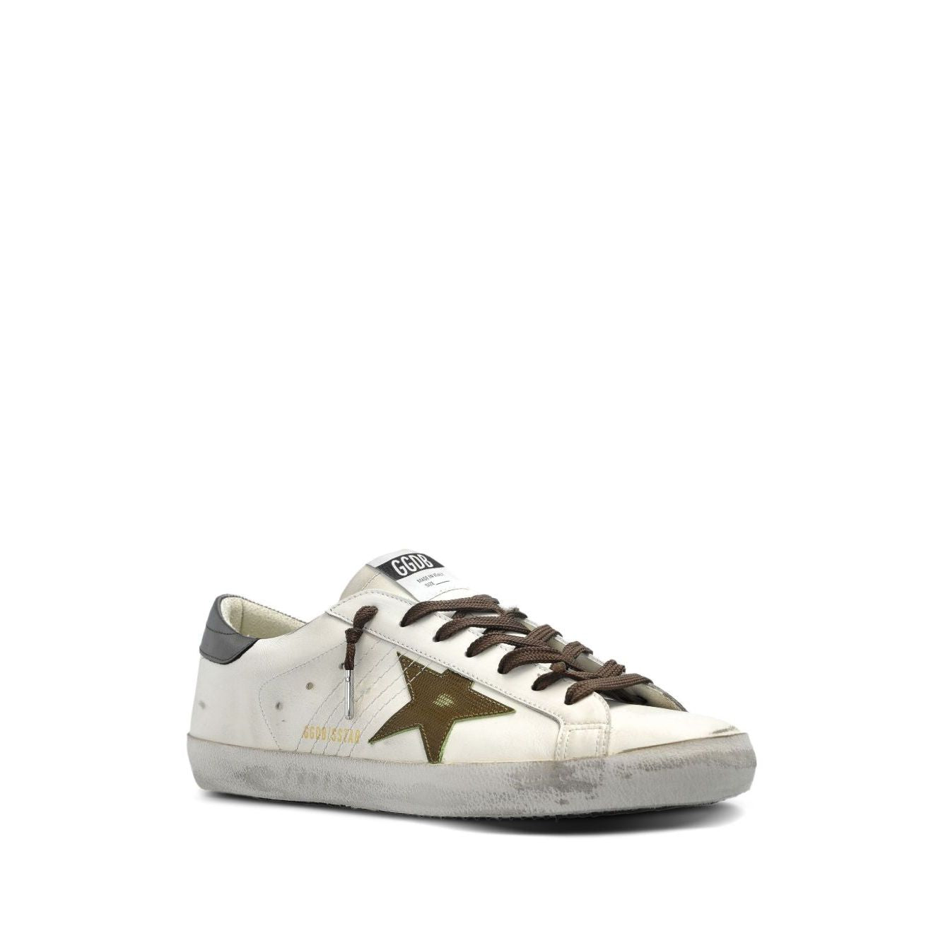Golden Goose Super-Star in nappa leather with leather star and leather heel tab