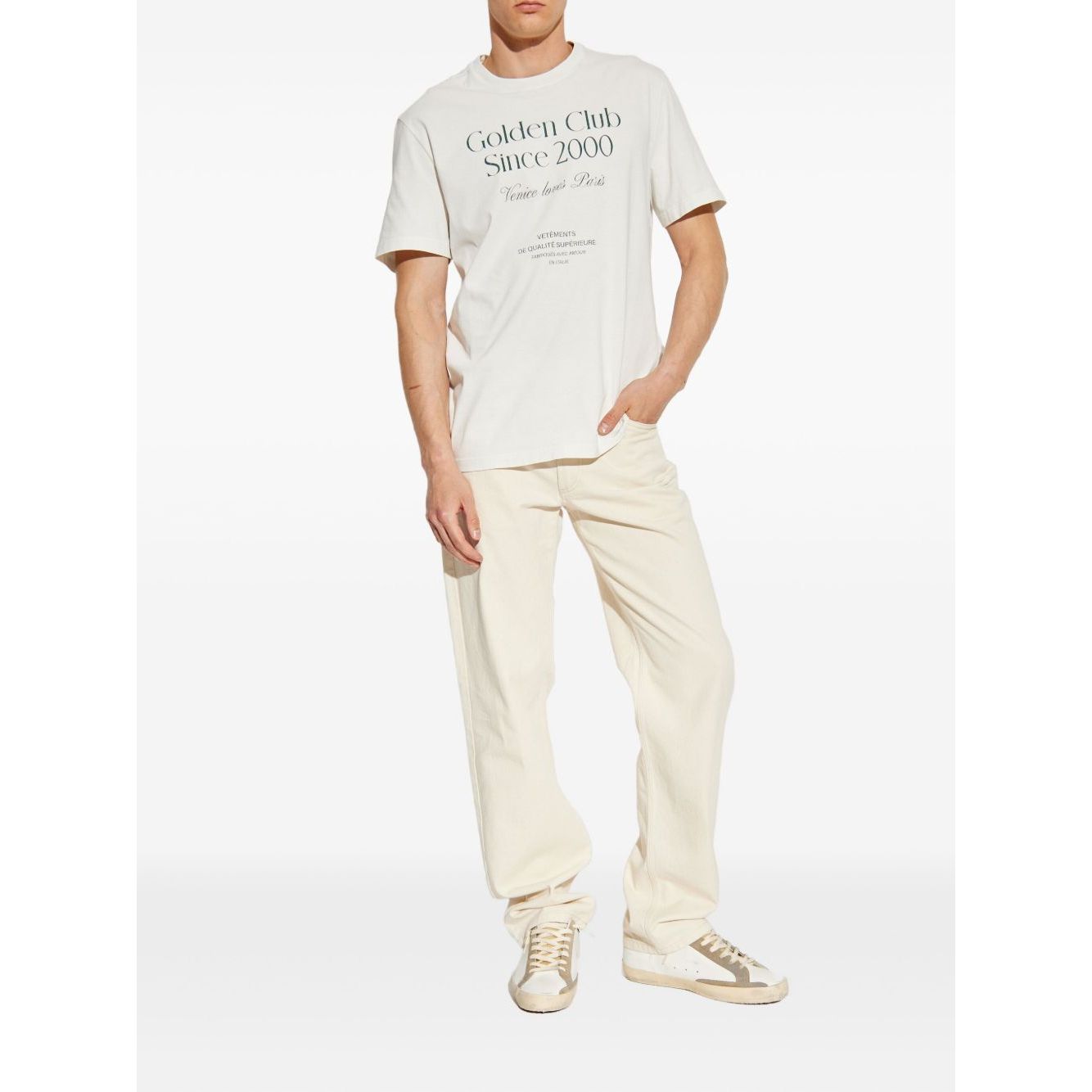 Golden Goose T-shirts and Polos White
