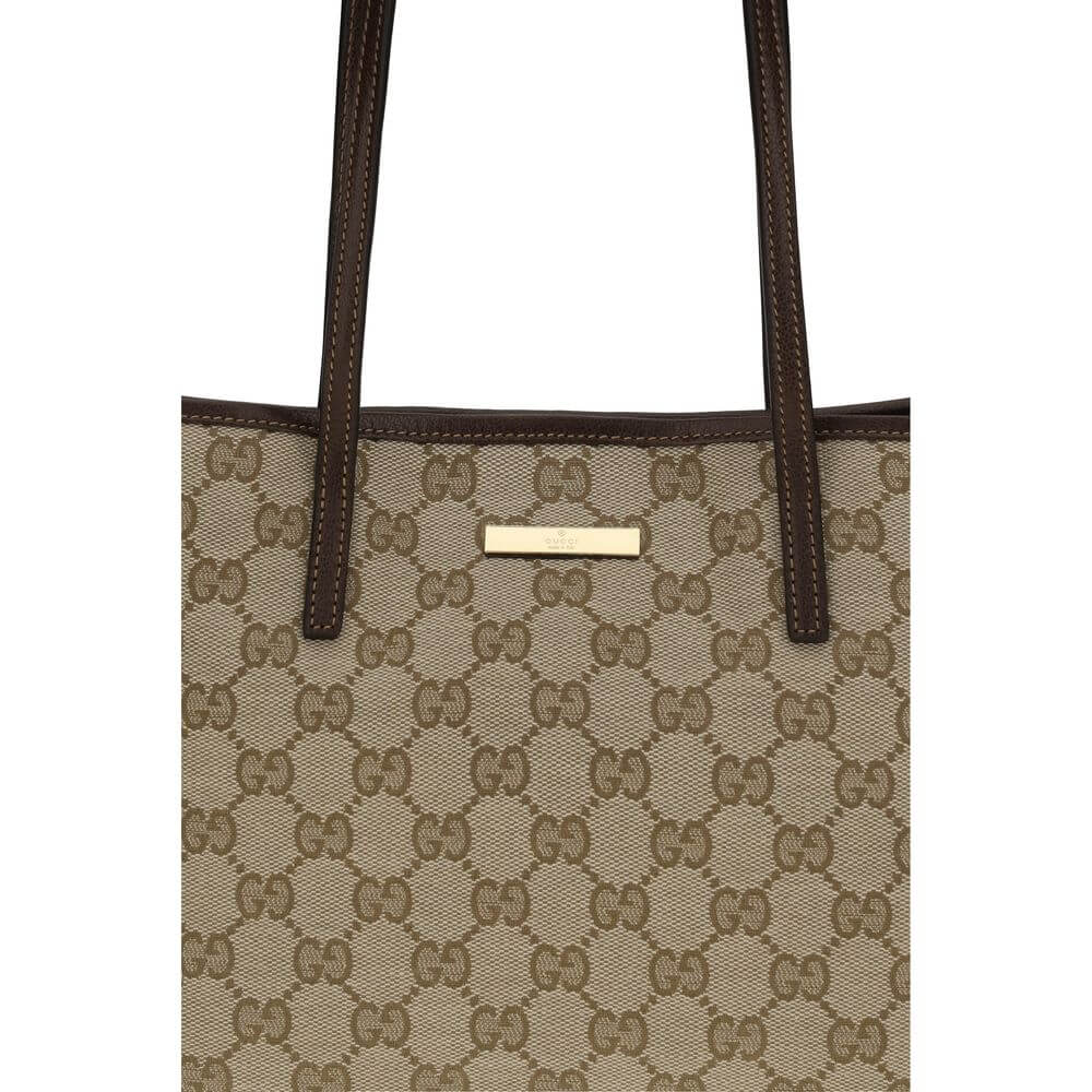 Gucci Beige Polyester Handbag