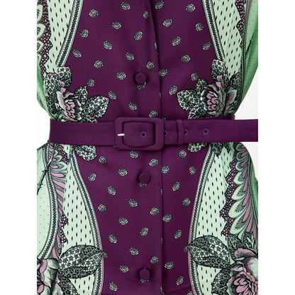 Gucci Green Silk Pattern Shirt 1728,67397976224,Clothing,Green,Gucci,IT44|L,New with tags,Pattern - Shirts - Clothing,Shirts - Clothing,Women