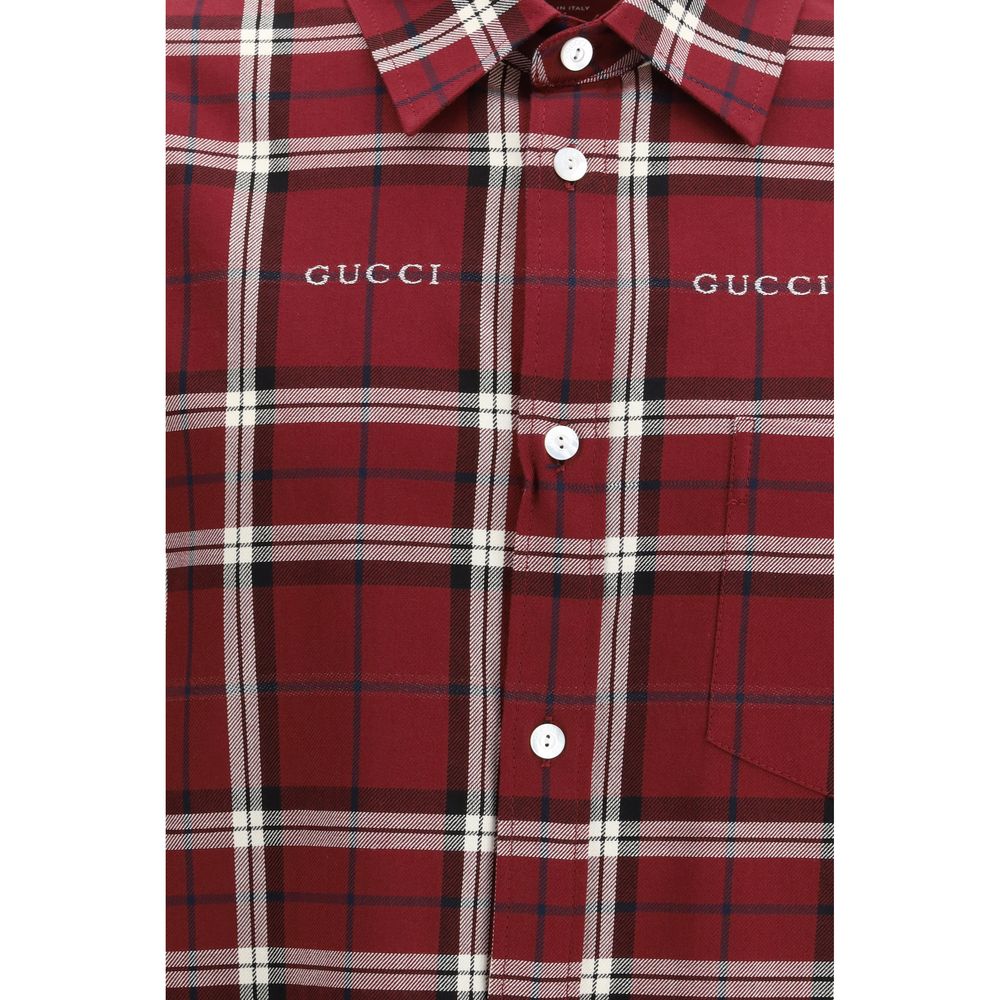 Gucci Multicolor Cotton Pattern Shirt 1728,72470364320,Clothing,Gucci,IT46 | S,IT48 | M,Men,Multicolor,New with tags,Pattern - Shirts - Clothing,Shirts - Clothing