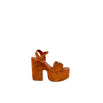 Guess Brown Suede Leather High Heel