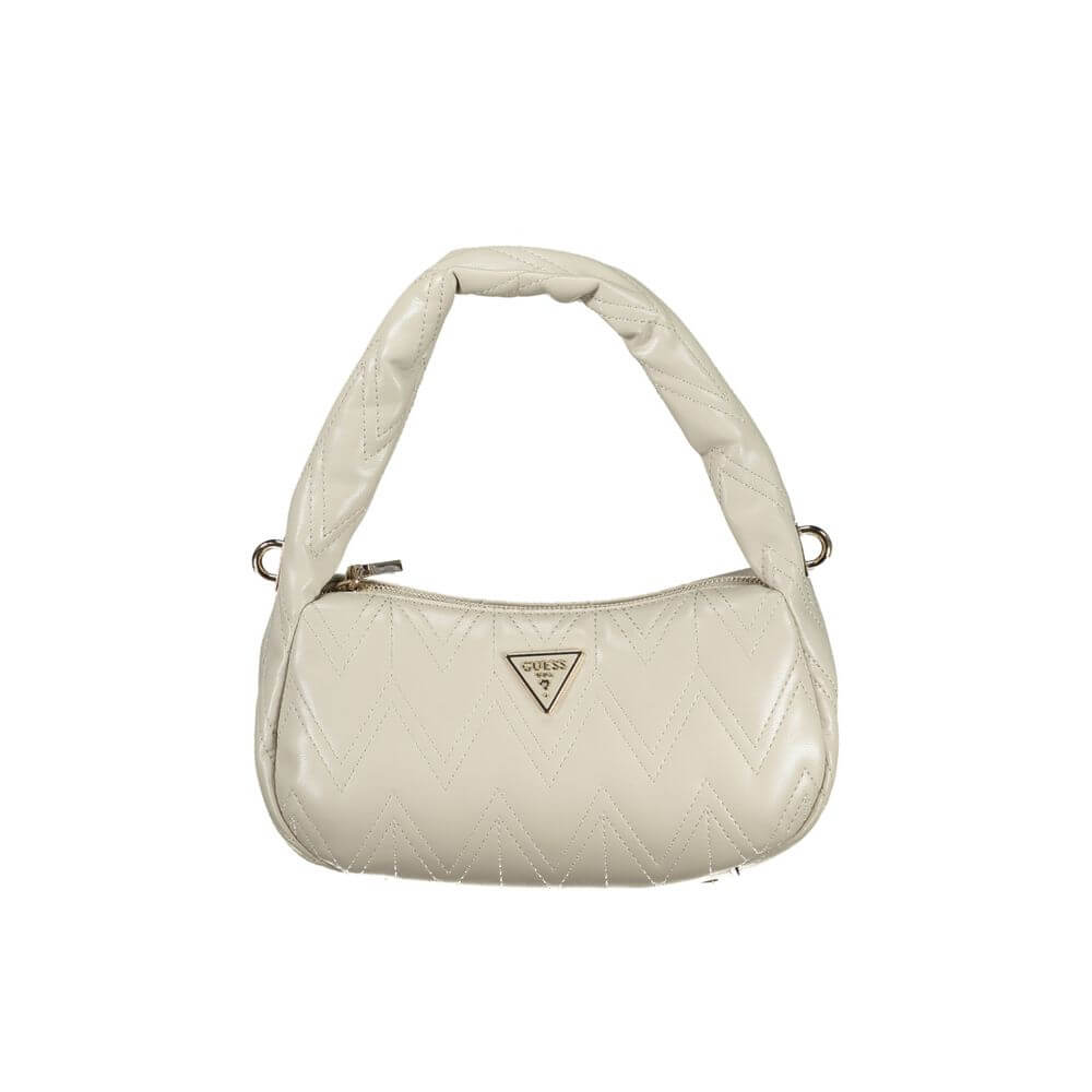 Front view with bag zipped and handles upright.