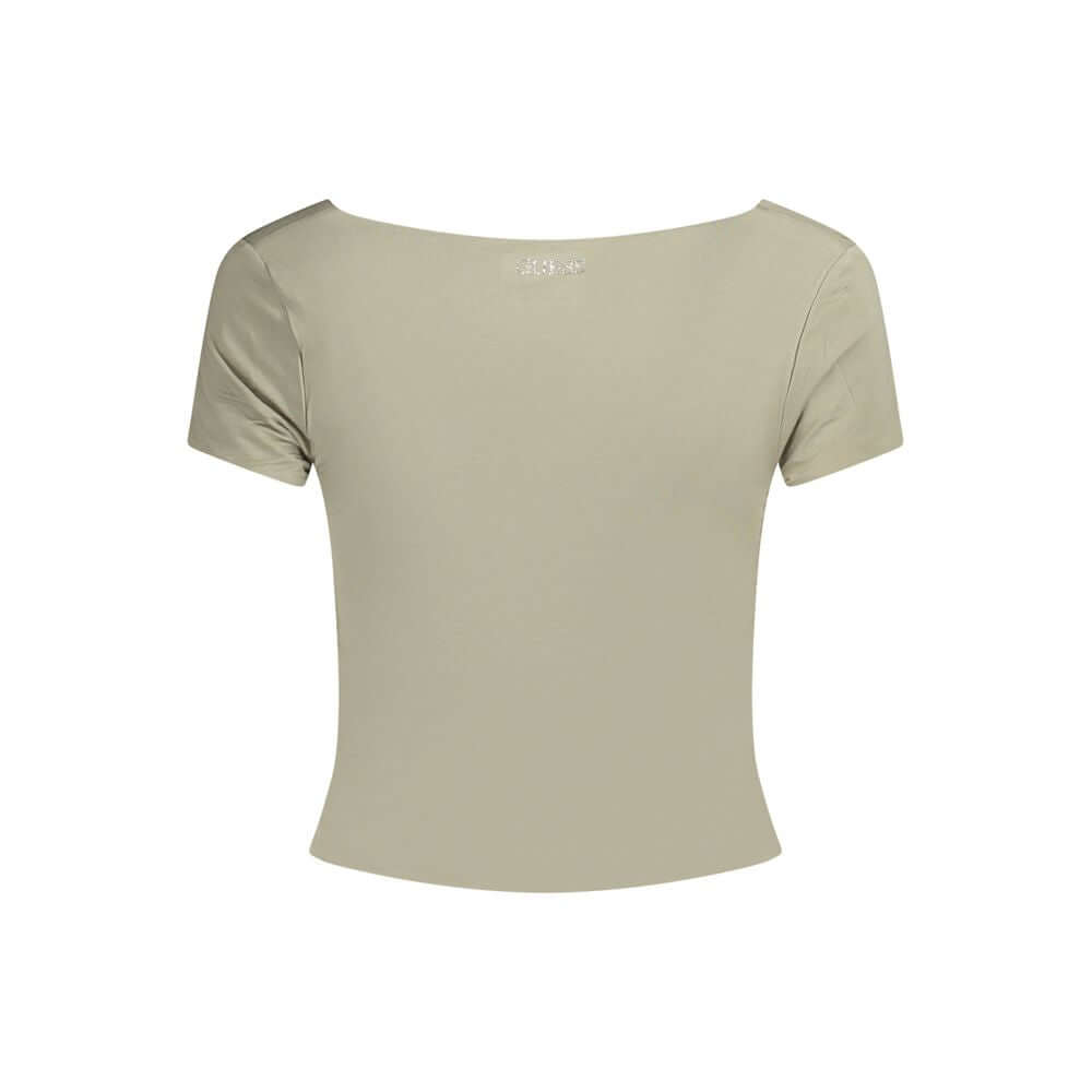 Guess Jeans Green Modal Women Top