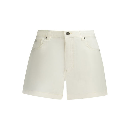Guess Jeans White Cotton Short