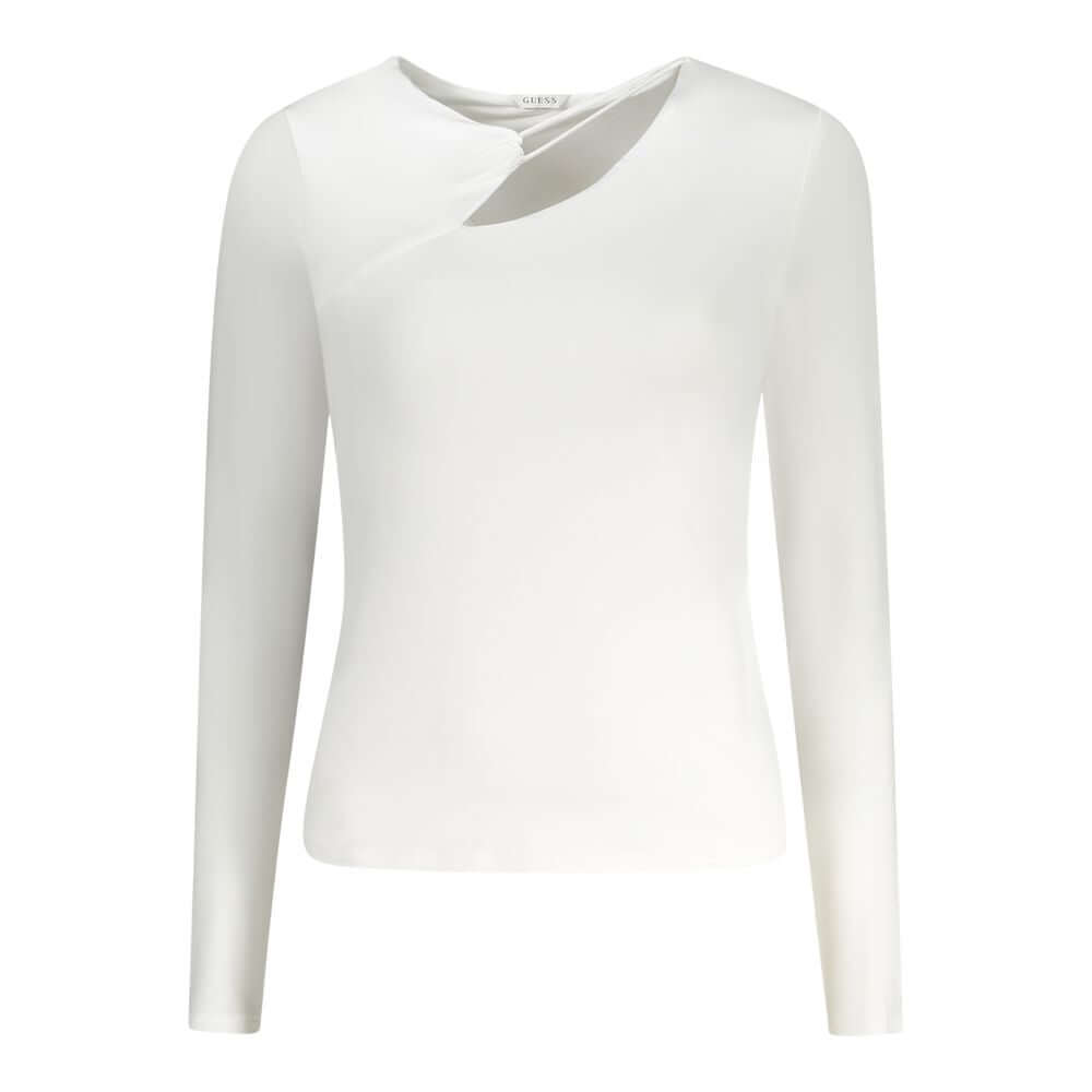 Guess Jeans White Polyester Women T-Shirt
