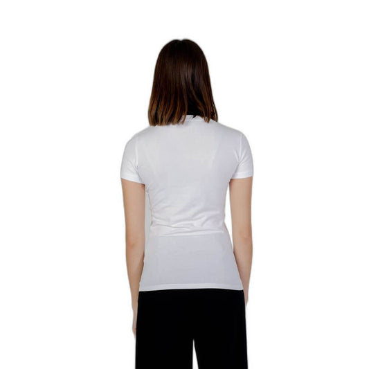 Guess White Cotton T-Shirt