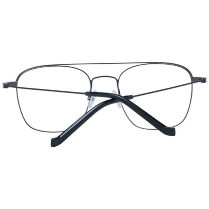 Hackett Black Stainless Steel Glasses (Frames)