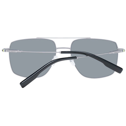 Hackett Gray Metal Sunglasses